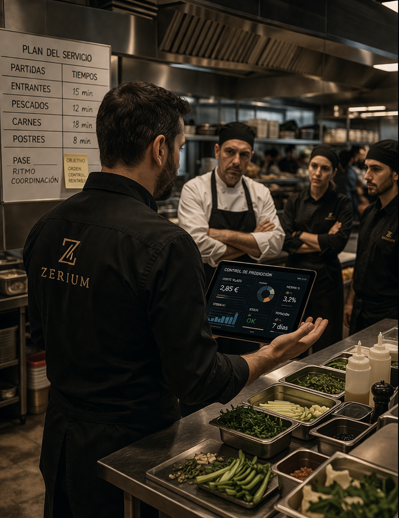 Control de producción en la cocina imagen