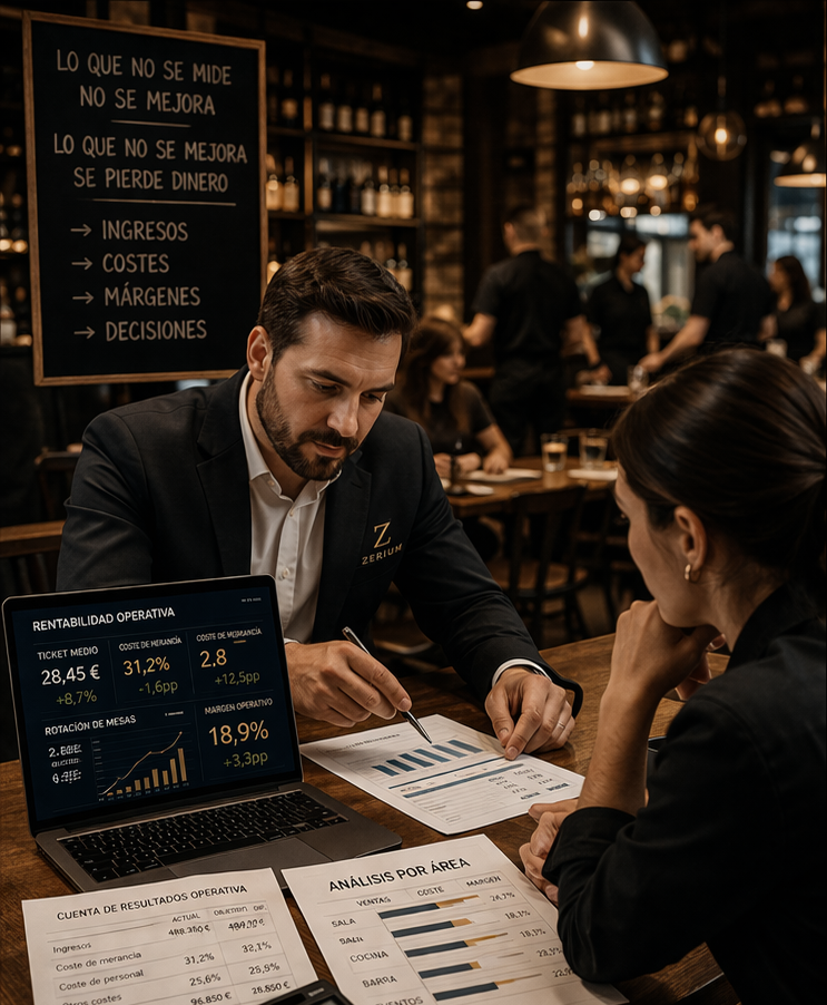 Rentabilidad operativa en restaurante de alta gama imagen